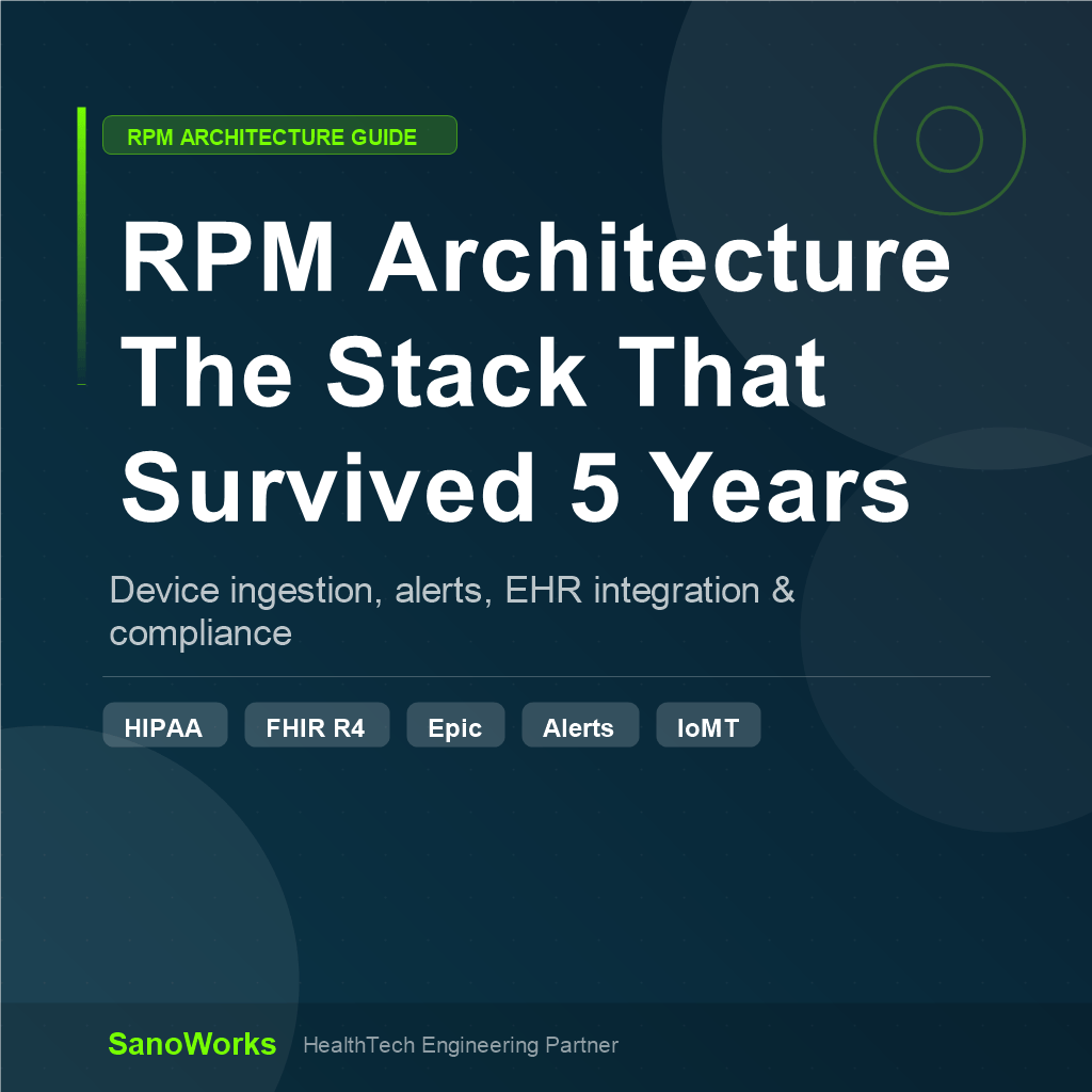 Remote Patient Monitoring Architecture: The Stack That Survived 5 Years