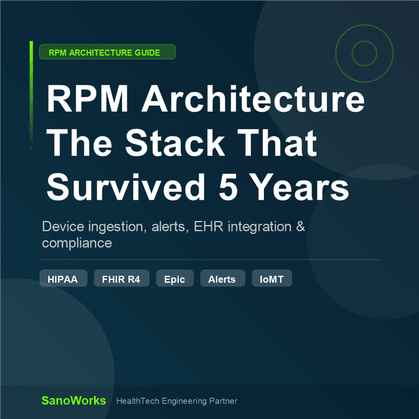 Remote Patient Monitoring Architecture: The Stack That Survived 5 Years