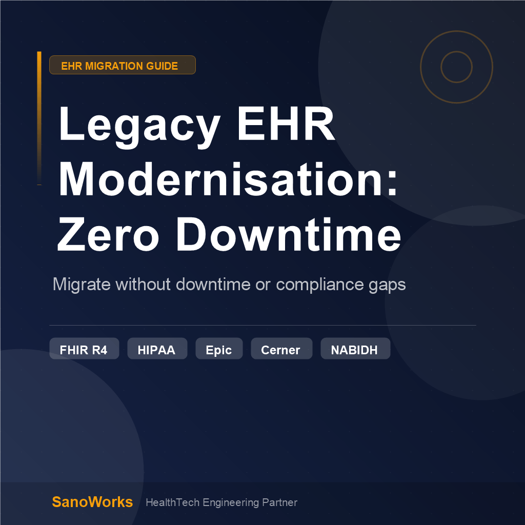 Legacy EHR Modernisation: How to Migrate Without Downtime or Compliance Gaps