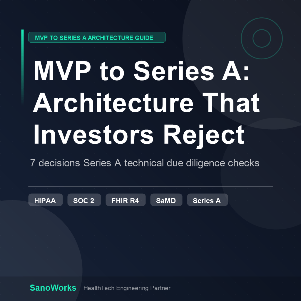From MVP to Series A: HealthTech Architecture Decisions That Investors Don't Like
